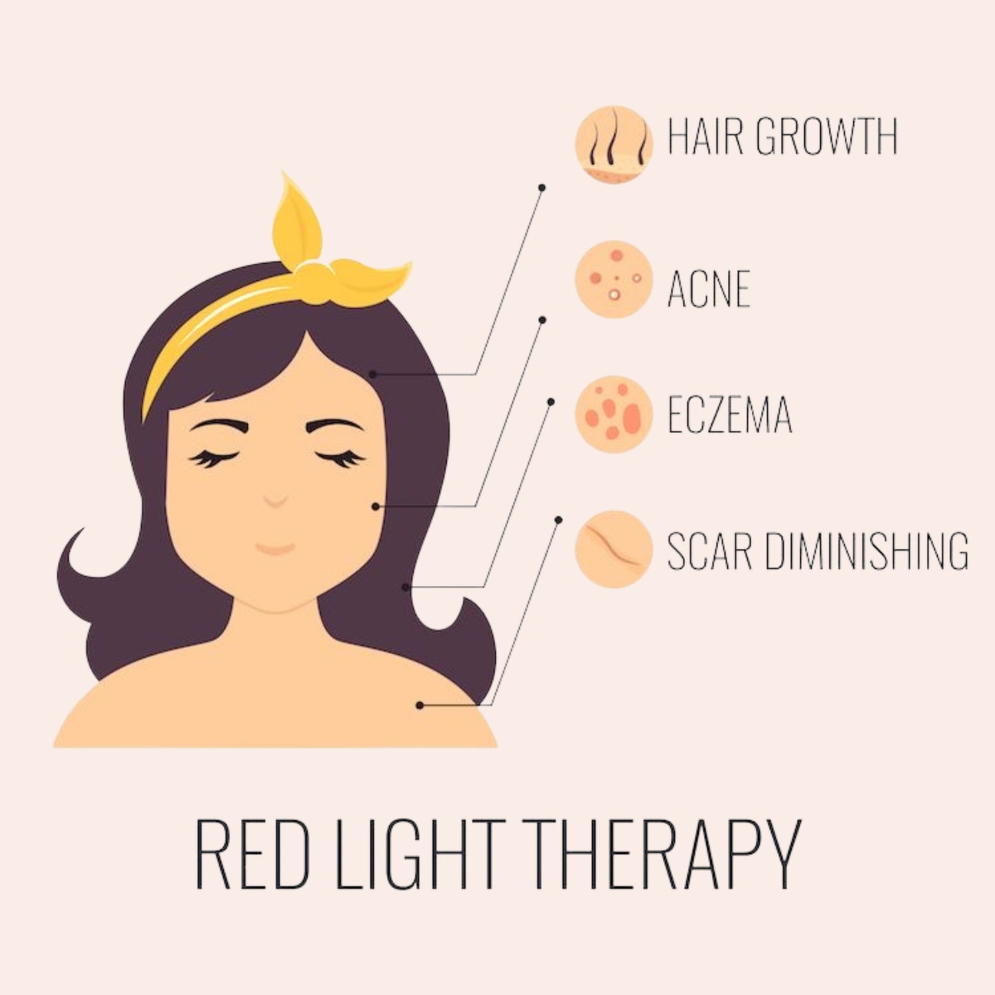 Red Light Hair Comb